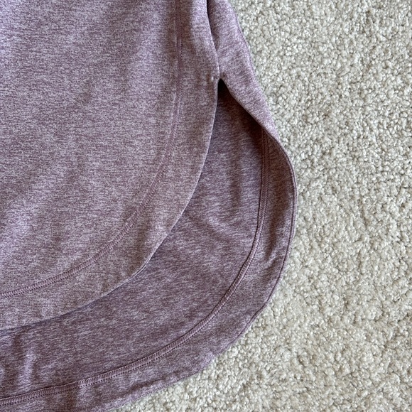 Athleta Uptempo Top Long Sleeve Heather Purple Women’s Small Active Performance - Picture 5 of 13